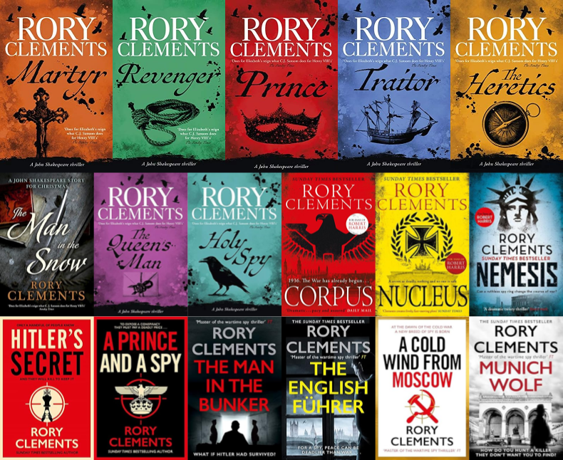 John Shakespeare Series & more by Rory Clements ~ 17 E-BOOK COLLECTION