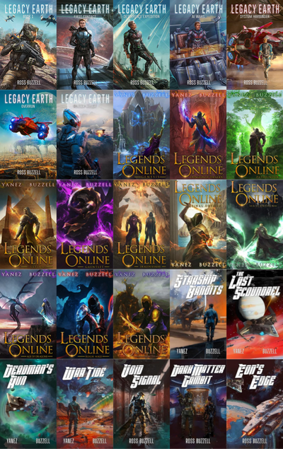 Legacy Earth Series & more by Ross Buzzell ~ 25 MP3 AUDIOBOOK COLLECTION