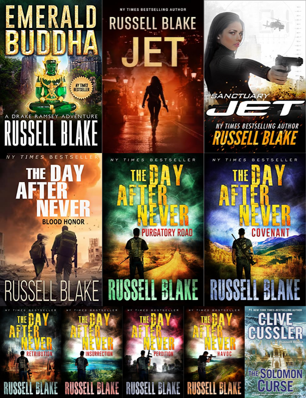 Drake Ramsey Series & more by Russell Blake ~ 11 MP3 AUDIOBOOK COLLECTION