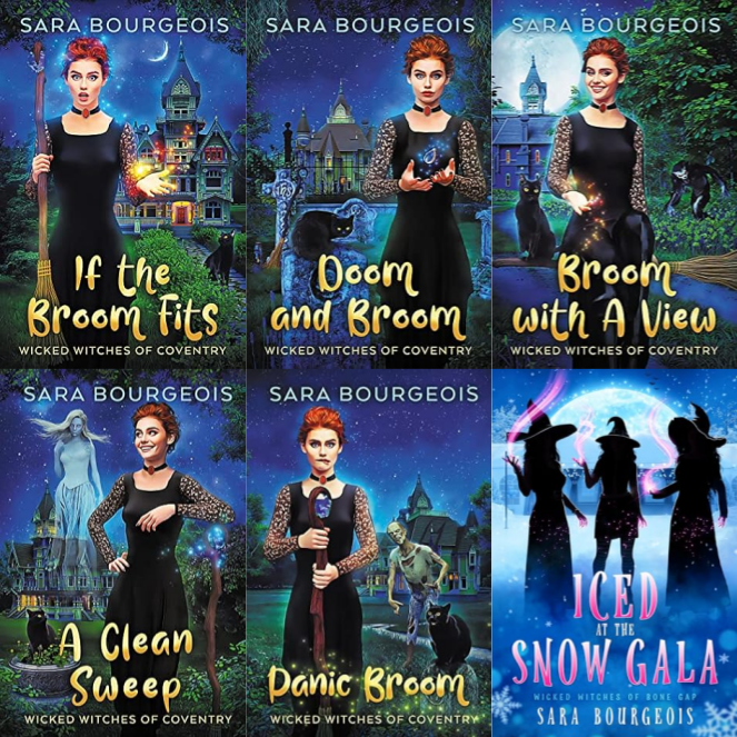 Wicked Witches of Coventry Series & more by Sara Bourgeois ~ 6 MP3 AUDIOBOOK COLLECTION