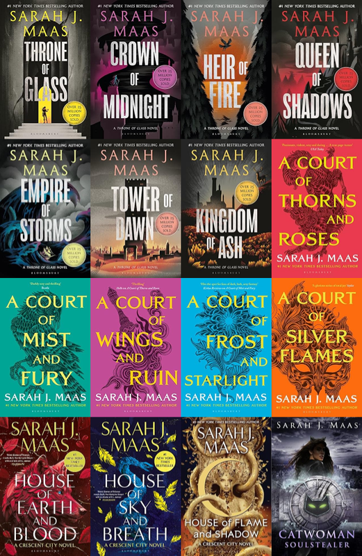 Throne of Glass Series & more by Sarah J. Maas ~ 17 MP3 AUDIOBOOK COLLECTION