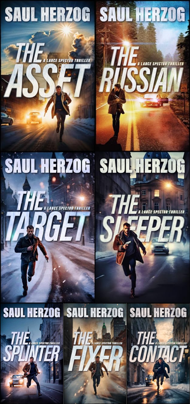 Lance Spector Series by Saul Herzog ~ 7 MP3 AUDIOBOOK COLLECTION