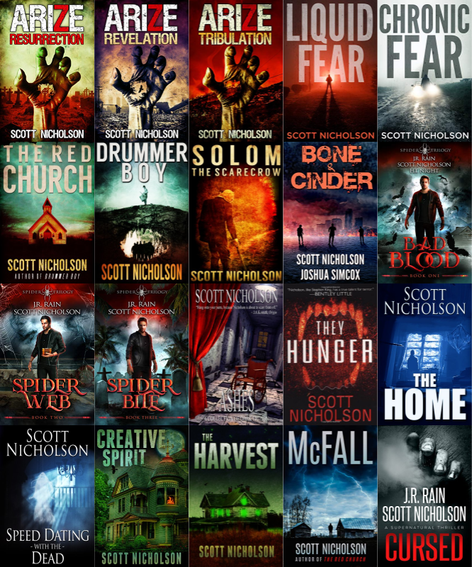Arize Series & more by Scott Nicholson ~ 20 MP3 AUDIOBOOK COLLECTION