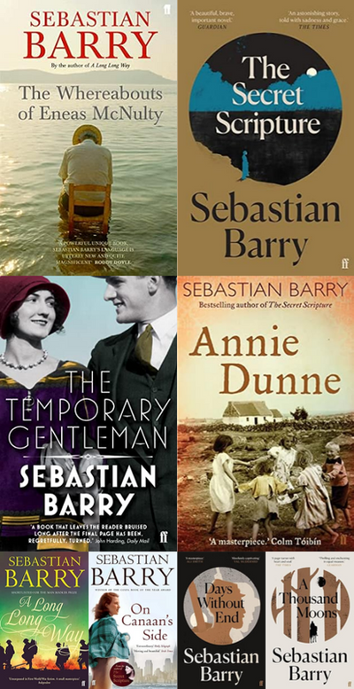 McNulty Family Series & more by Sebastian Barry ~ 8 MP3 AUDIOBOOK COLLECTION