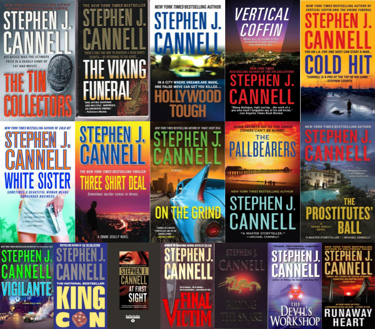 Stephen J. Cannell ~ 18 MP3 AUDIOBOOK COLLECTION