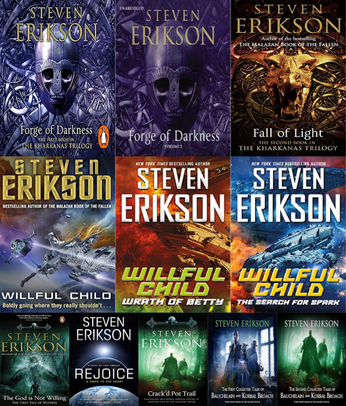 The Kharkanas Trilogy & more by Steven Erikson ~ 10 MP3 AUDIOBOOK COLLECTION