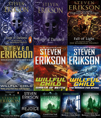 The Kharkanas Trilogy & more by Steven Erikson ~ 10 MP3 AUDIOBOOK COLLECTION