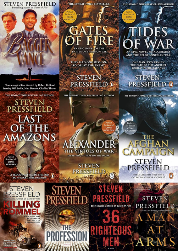 Steven Pressfield ~ 10 MP3 AUDIOBOOK COLLECTION