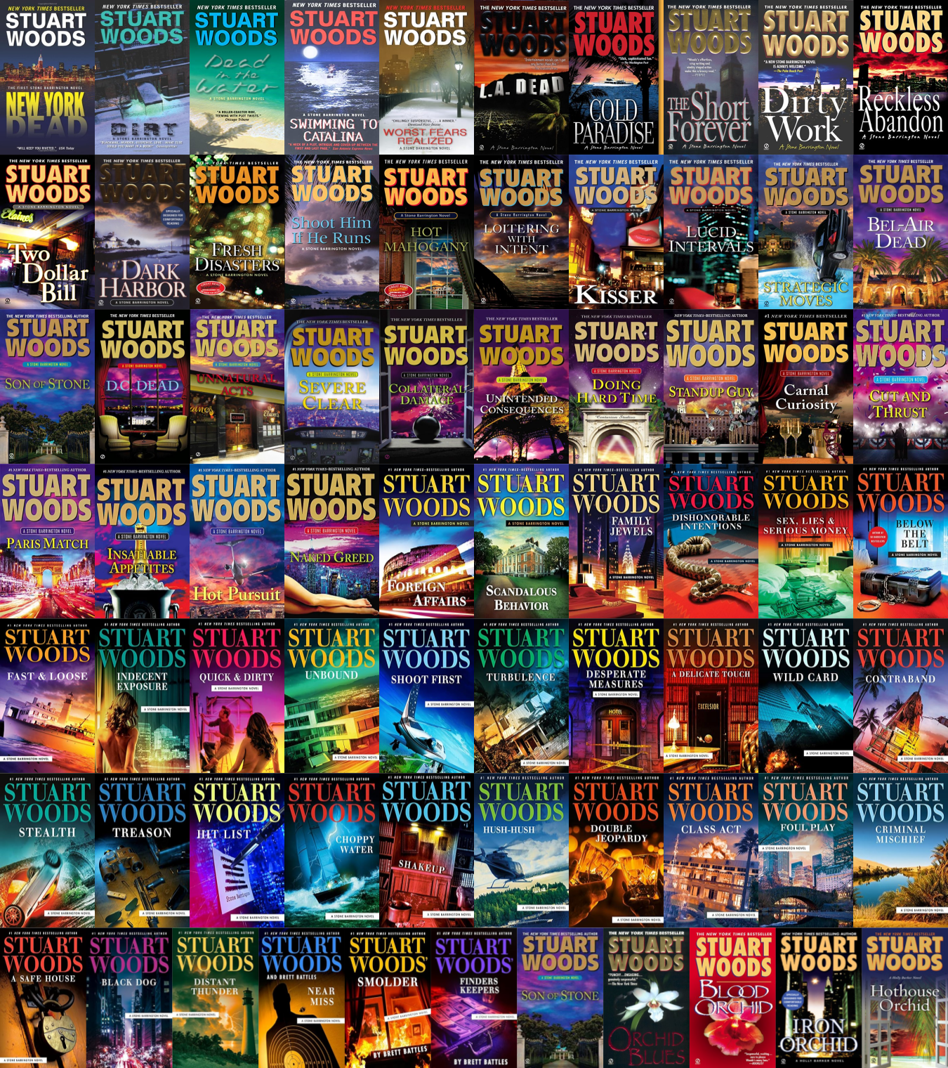 Stone Barrington Series & more by Stuart Woods ~ 72 MP3 AUDIOBOOK COLLECTION