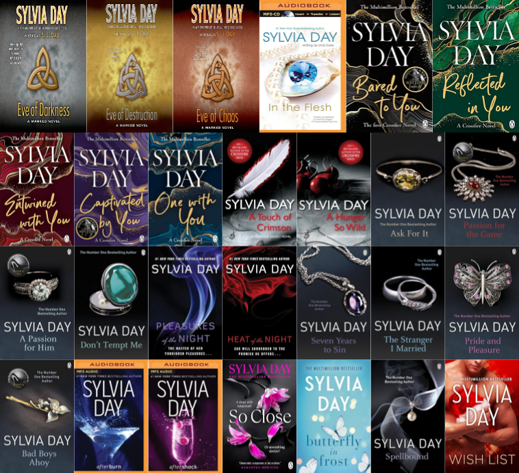 Crossfire Series & more by Sylvia Day ~ 27 MP3 AUDIOBOOK COLLECTION