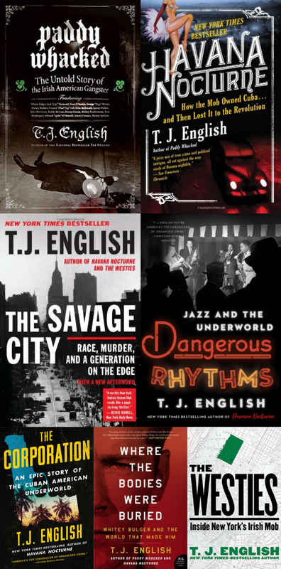 T J English ~ 7 MP3 AUDIOBOOK COLLECTION