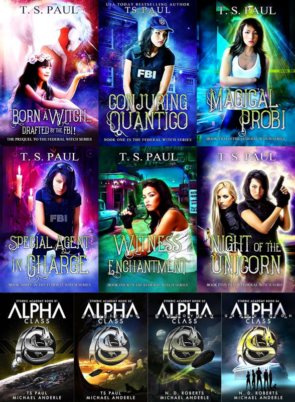 The Federal Witch Series & more by T.S. Paul ~ 10 MP3 AUDIOBOOK COLLECTION