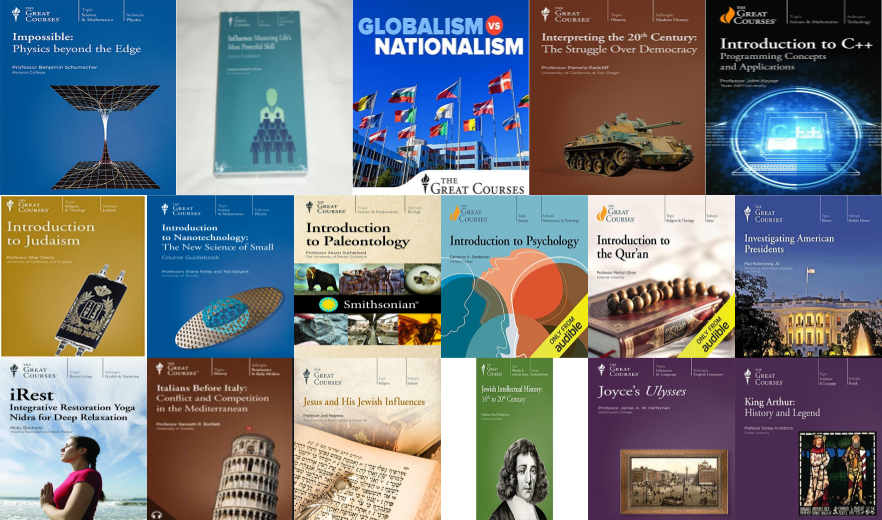 The Great Courses - The Modern Scholar - Volume - I,J & K ~ 21 MP3 AUDIOBOOK COLLECTION