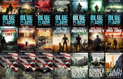 Blue Plague Series & more by Thomas A. Watson ~ 21 MP3 AUDIOBOOK COLLECTION