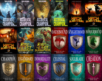 Accidental Champion Series & more by Todd Herzman ~ 18 MP3 AUDIOBOOK COLLECTION