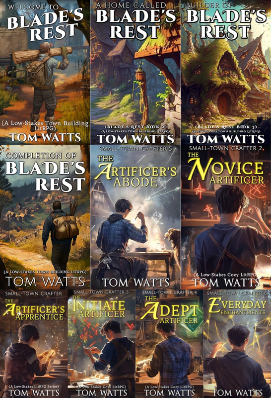 Blade's Rest Series & more by Tom Watts ~ 10 MP3 AUDIOBOOK COLLECTION