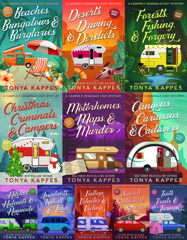 Camper and Criminals Series by  Tonya Kappes ~ 36 MP3 AUDIOBOOK COLLECTION