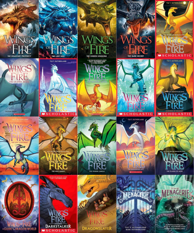 Wings of Fire Series & more by Tui T. Sutherland ~ 20 MP3 AUDIOBOOK COLLECTION