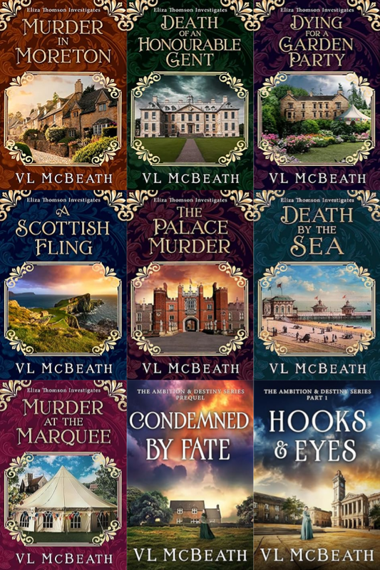 Eliza Thomson Investigates Series 7 more by V L McBeath ~ 9 MP3 AUDIOBOOK COLLECTION
