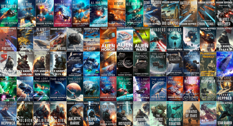 A.I. Series & more by Vaughn Heppner ~ 69 MP3 AUDIOBOOK COLLECTION