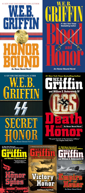 Honor Bound Series by W.E.B Griffin ~ 7 MP3 AUDIOBOOK COLLECTION