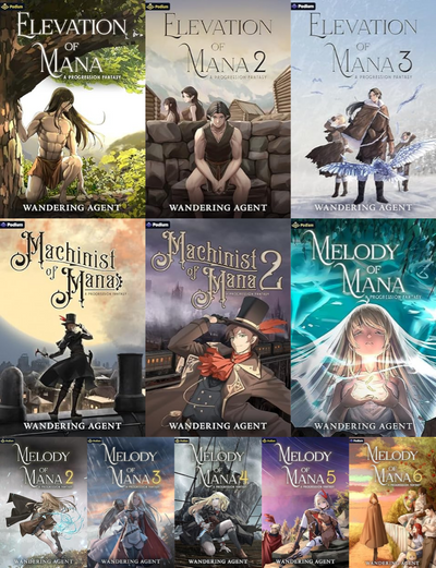 Elevation of Mana Series & more by Wandering Agent ~ 11 MP3 AUDIOBOOK COLLECTION