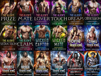 Warriors of Luxiria Series & more by Zoey Draven ~ 18 MP3 AUDIOBOOK COLLECTION