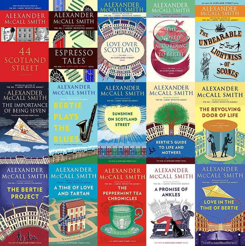 The 44 Scotland Street Series by Alexander McCall Smith ~ 15 MP3 AUDIOBOOKS