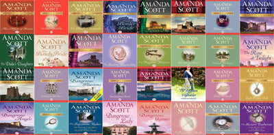 The Amanda Scott Collection Unabridged ~ 32 MP3 AUDIOBOOKS