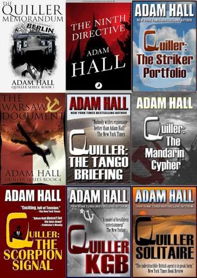 Adam Hall ~ 11 MP3 AUDIOBOOK COLLECTION