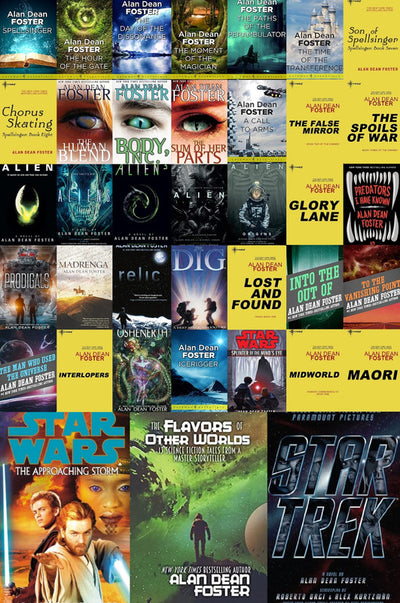 Spellsinger Series & more by Alan Dean Foster ~ 38 MP3 AUDIOBOOK COLLECTION