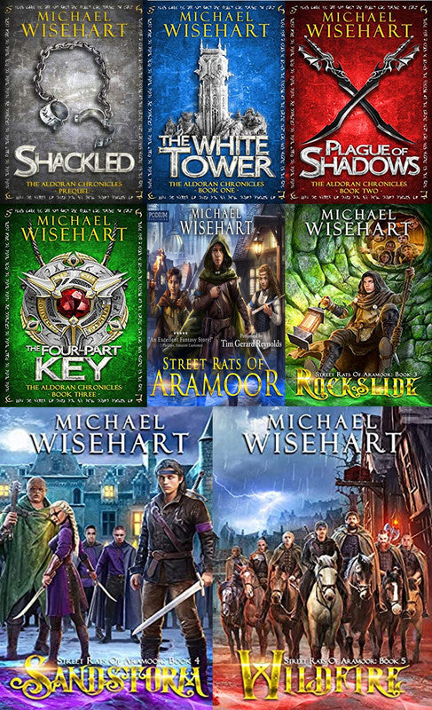 The Aldoran Chronicles Series by Michael Wisehart ~ 9 MP3 AUDIOBOOK COLLECTION