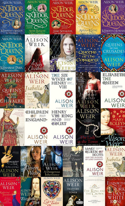 Six Tudor Queens Series & more by Alison Weir ~ 32 AUDIOBOOK COLLECTION