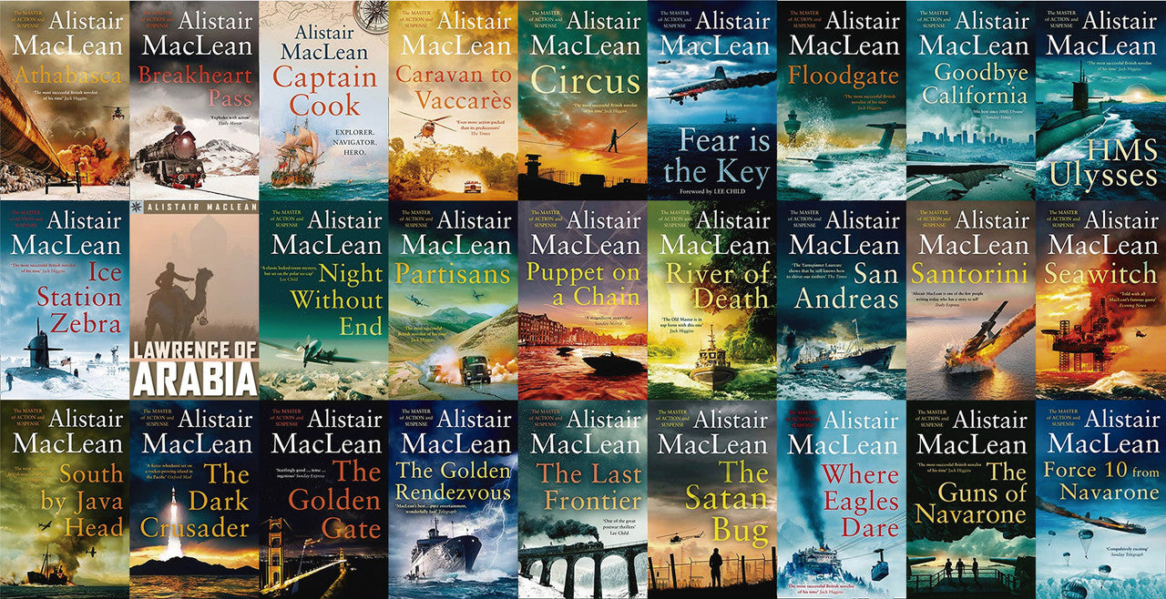 Alistair MacLean Audio Collection | MP3 Audiobooks | MotionAudiobooks