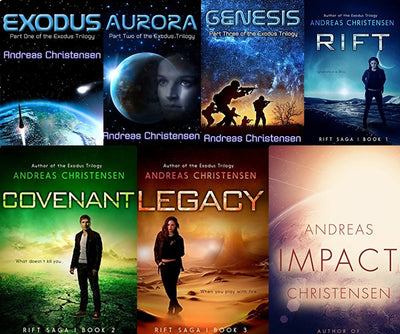 Exodus Trilogy Series and more by Andreas Christensen ~ 7 MP3 AUDIOBOOK COLLECTION