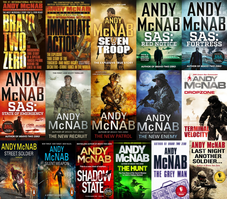 Army Memoirs Series & more by Andy McNab ~ 19 MP3 AUDIOBOOK COLLECTION