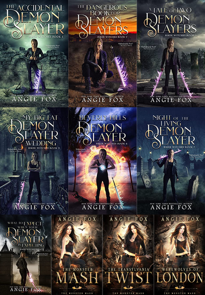 Biker Witches Mystery Series & more by Angie Fox ~ 11 MP3 AUDIOBOOK COLLECTION