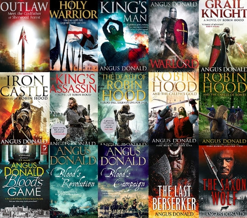 The Outlaw Chronicles Series & more by Angus Donald ~ 15 AUDIOBOOK COLLECTION