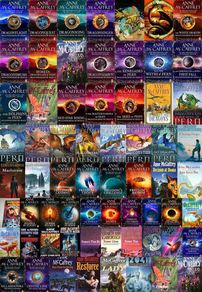 Pern Series & more by Anne McCaffrey ~ 65 MP3 AUDIOBOOK COLLECTION