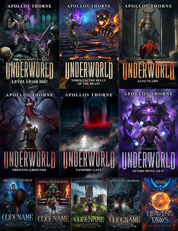 Underworld Series & more by Apollos Thorne ~ 11 MP3 AUDIOBOOK COLLECTION