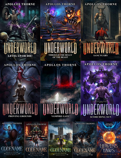 Underworld Series & more by Apollos Thorne ~ 11 MP3 AUDIOBOOK COLLECTION