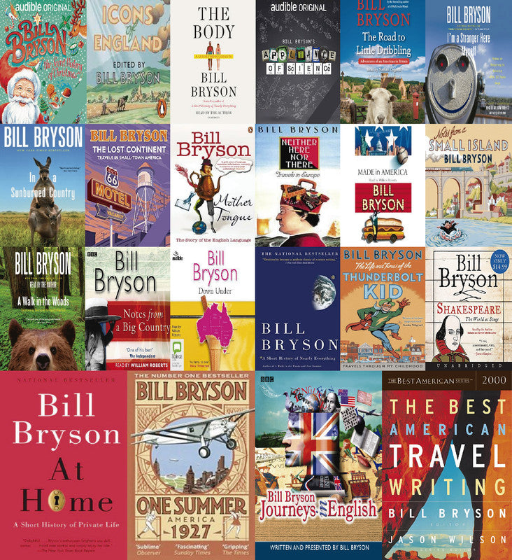 Bill Bryson ~ 22 MP3 AUDIOBOOK COLLECTION
