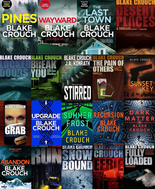 Wayward Pines Series & more by Blake Crouch ~ 19 MP3 AUDIOBOOK COLLECTION