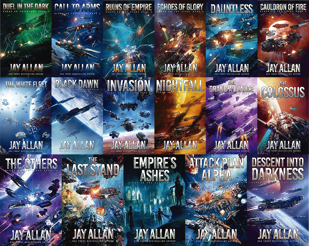 The Blood on the Stars Series by Jay Allan 17 MP3 AUDIOBOOK COLLECTION