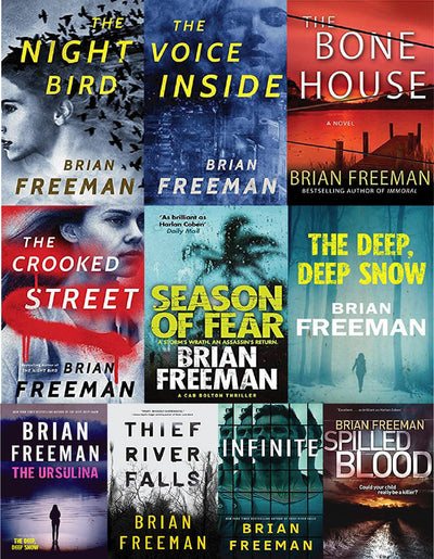 Brian Freeman ~ 10 MP3 AUDIOBOOK COLLECTION