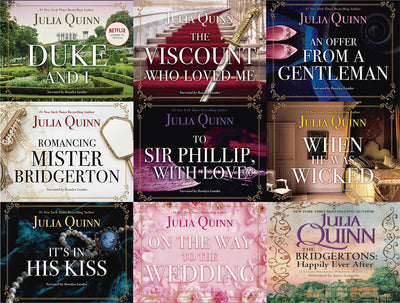 The Bridgertons Series by Julia Quinn 9 MP3 AUDIOBOOK COLLECTION