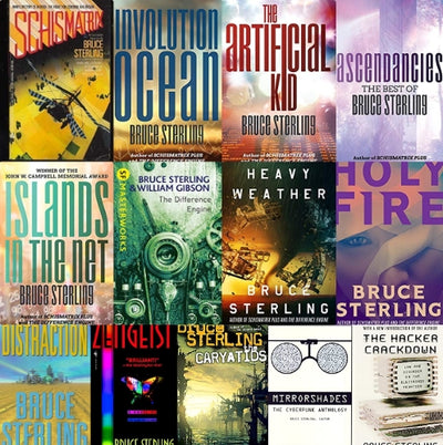 Bruce Sterling ~ 13 AUDIOBOOK COLLECTION