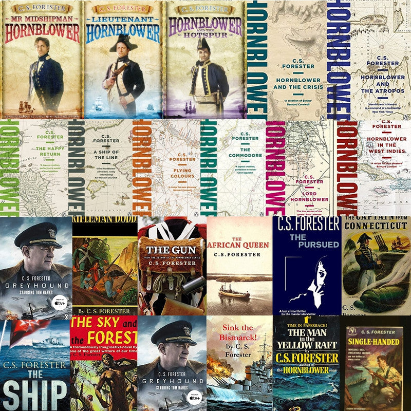 Horatio Hornblower Series & more by C.S. Forester ~ 23 AUDIOBOOK COLLECTION