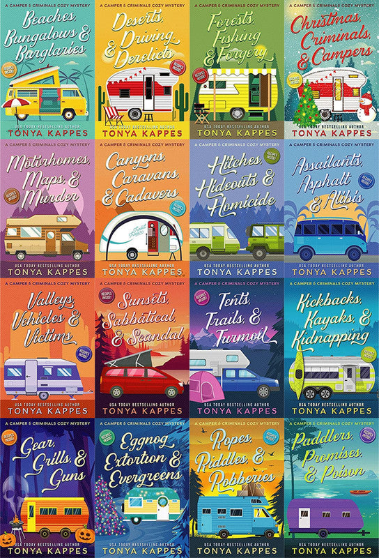 The Camper and Criminals Series by Tonya Kappes ~ 16 MP3 AUDIOBOOK COLLECTION