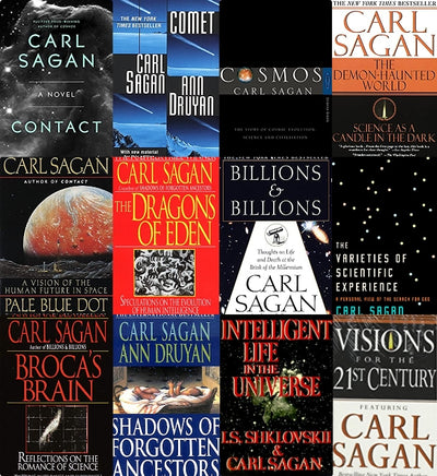 Carl Sagan ~ 12 AUDIOBOOK COLLECTION